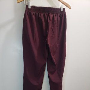Mid-Rise StretchTech Joggers for Women - Maroon - Size Small